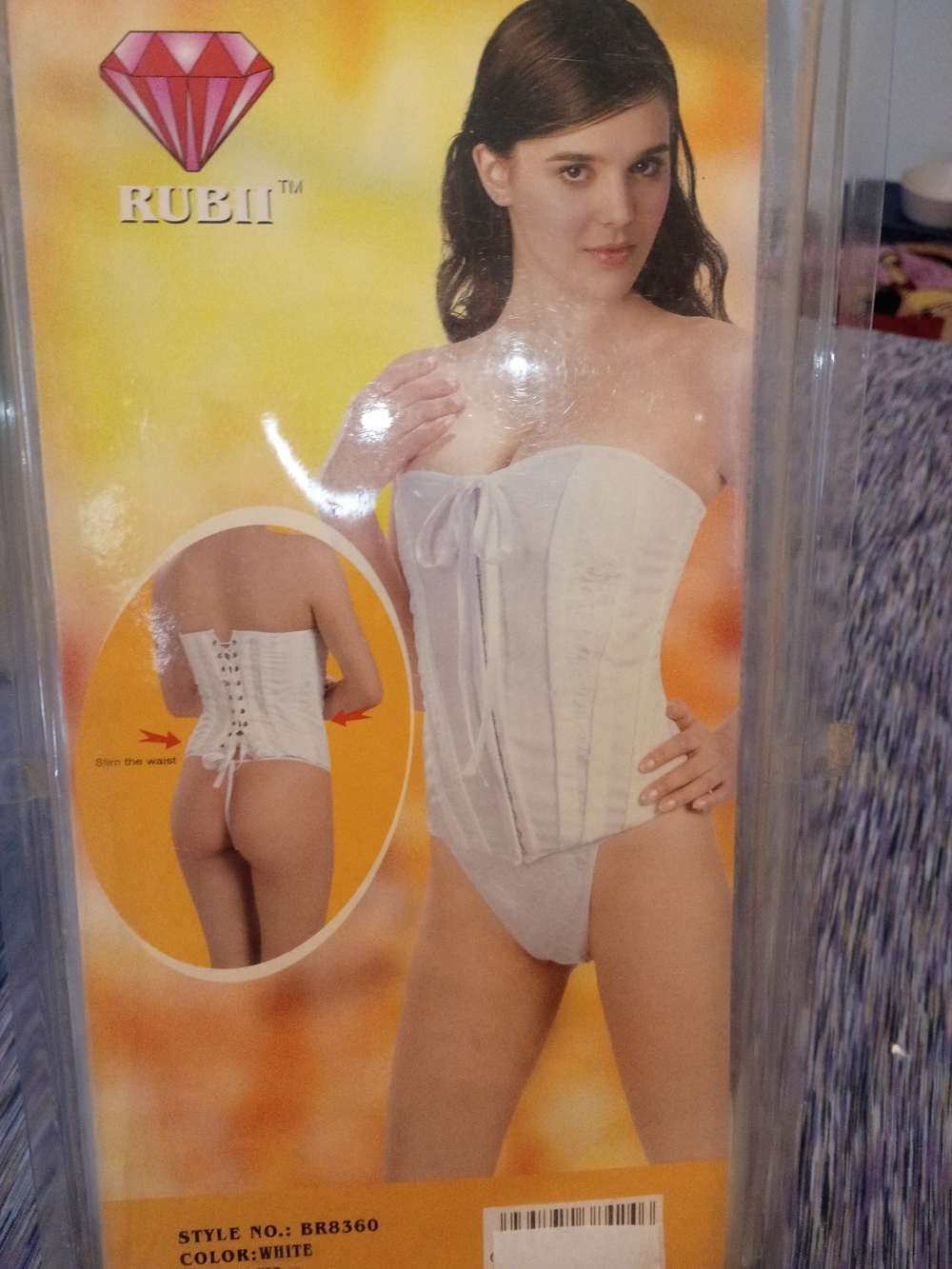 White Women's Waist Cincher Corset Top
